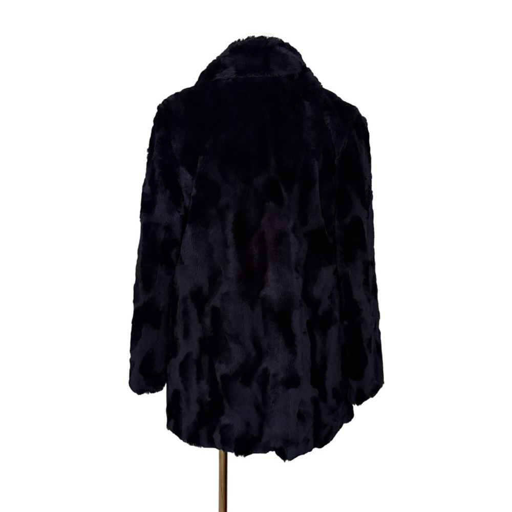 Jack by BB Dakota Elegant Black Faux Fur Jacket Size Small - Picture 7 of 14